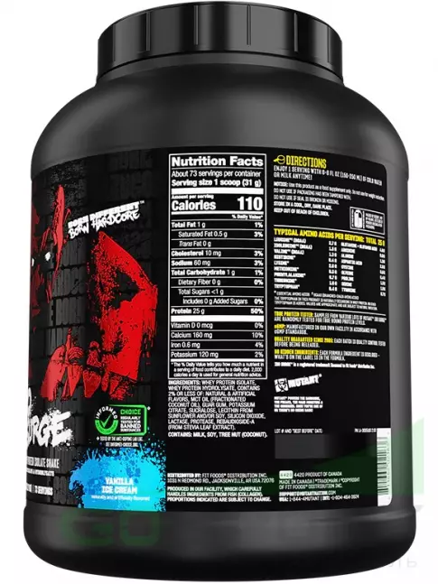  Mutant Iso Surge 2270 г, Ванильное мороженое