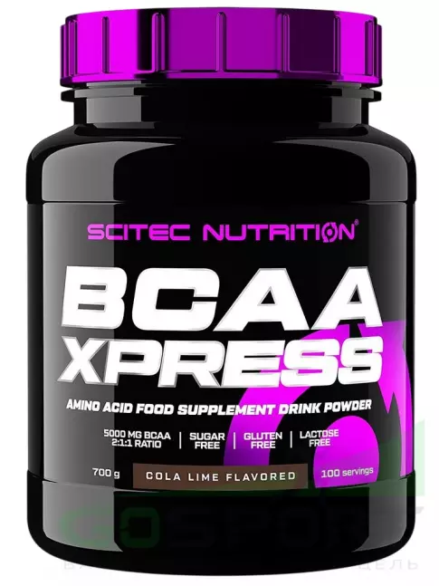 БСАА Scitec Nutrition BCAA Xpress 2:1:1 700 г, Кола - Лайм