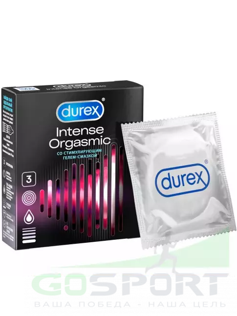 Durex Intense Orgasmic 3 шт Durex Intense Orgasmic 3 шт
