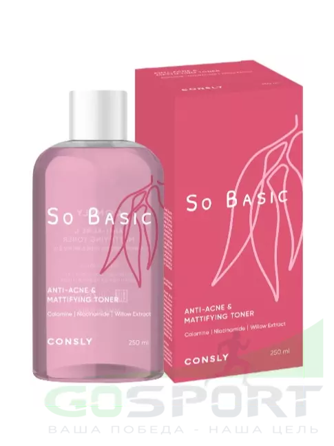 Тонеры для лица CONSLY So Basic Anti-Acne & Mattifying Toner 250 мл