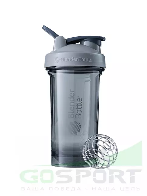 Шейкер BlenderBottle Pro24 Tritan™ Full Color 710 мл / 24 oz, Серый графит