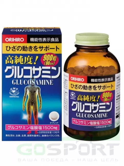 Глюкозамин хондроитин ORIHIRO Глюкозамин с хондроитином и витаминами 900 таблеток Глюкозамин хондроитин ORIHIRO Глюкозамин с хондроитином и витаминами 900 таблеток