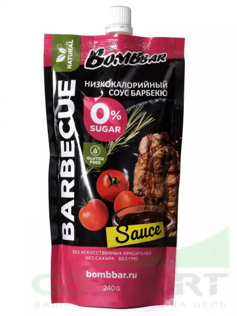 Диетический продукт BombBar Соус Bombbar 240 г, Барбекю