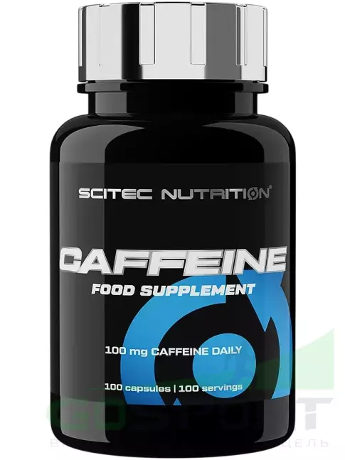 Кофеин Scitec Nutrition Caffeine 100 капсул Кофеин Scitec Nutrition Caffeine 100 капсул
