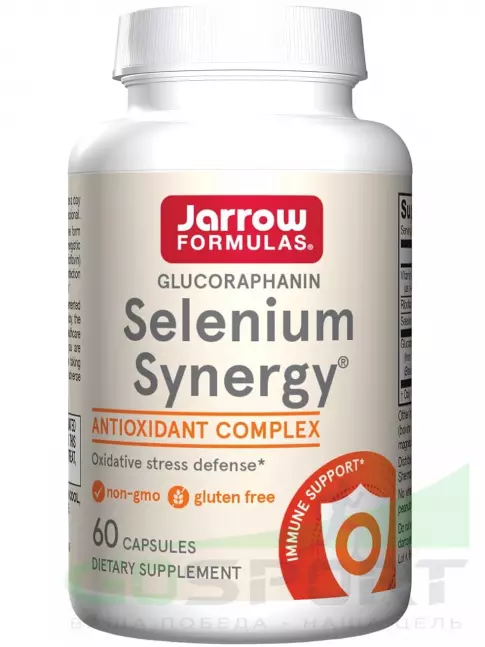  Jarrow Formulas Selenium Synergy 200 mcg 60 капсул