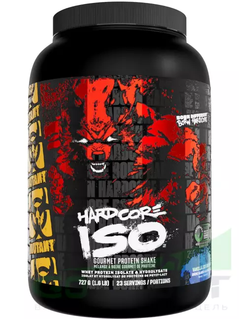 Изолят протеина Mutant Hardcore Iso 727 г, Ванильное мороженое