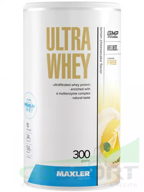  MAXLER Ultra Whey 300 г, Лимонный чизкейк