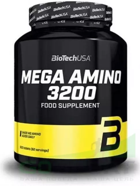Аминокислоты BioTechUSA Mega Amino 3200 500 таблеток