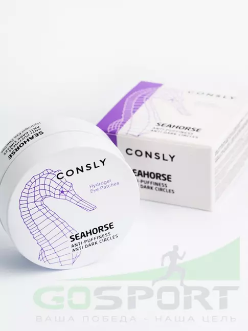 ИМПОРТ CONSLY Hydrogel Seahorse Eye Patches 60 шт ИМПОРТ CONSLY Hydrogel Seahorse Eye Patches 60 шт