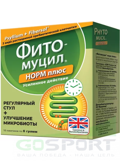 Пребиотик ADM Protexin Ltd. Фито-муцил 10 x 6 г
