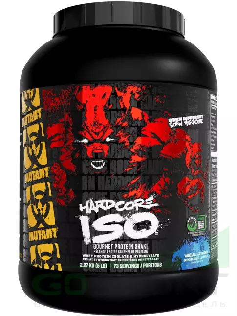Изолят протеина Mutant Hardcore Iso 2270 г, Ванильное мороженое