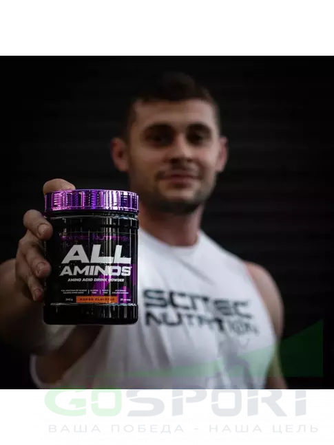 Аминокислоты Scitec Nutrition All Aminos 340 г, Манго