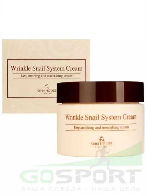 Кремы, гели для лица THE SKIN HOUSE Wrinkle Snail System Cream 50 мл