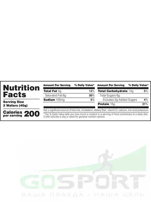 Протеиновый батончик OPTIMUM NUTRITION Protein Wafers 9 х 40 г, Ванильный крем