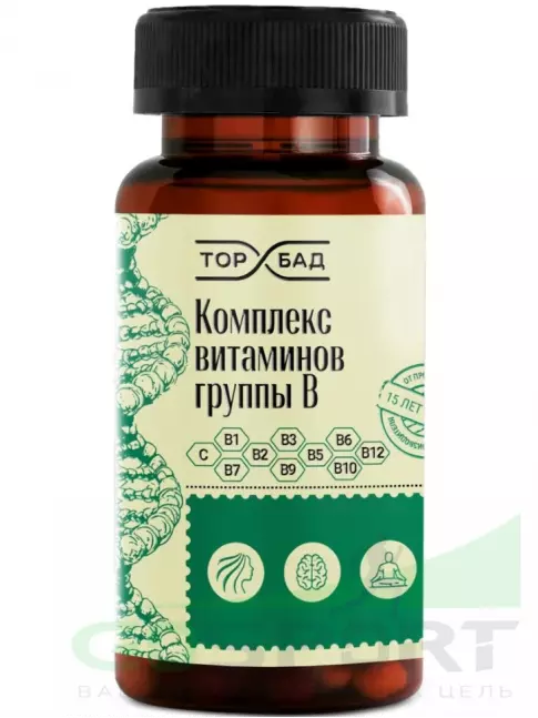 Витамины группы B Торбад Комплекс витаминов группы B 60 капсул