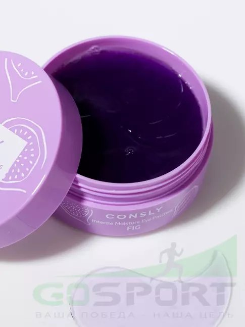 Патчи CONSLY Probiotic Biome Intense Moisture Fig Hydrogel Eye Patches 60 шт