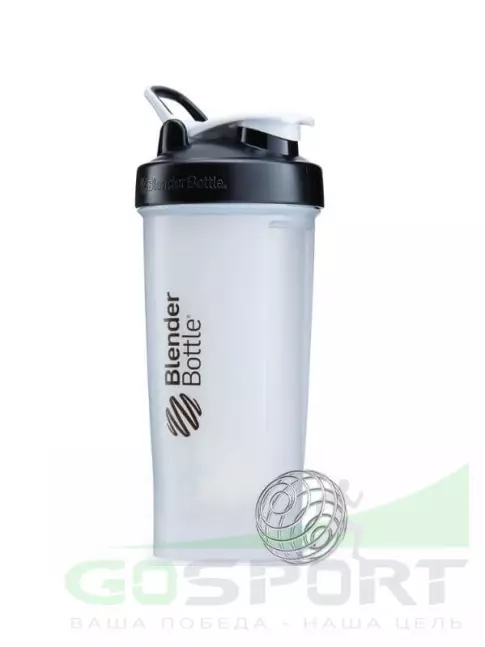 Шейкер BlenderBottle Pro45 Tritan™ Full Color 1330 мл / 45 oz, Прозрачный / Черный