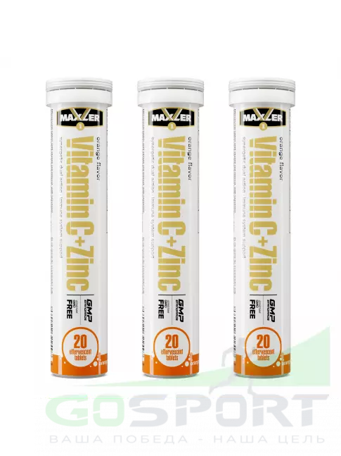  MAXLER Vitamin C + Zinc Effervescent Tablets 