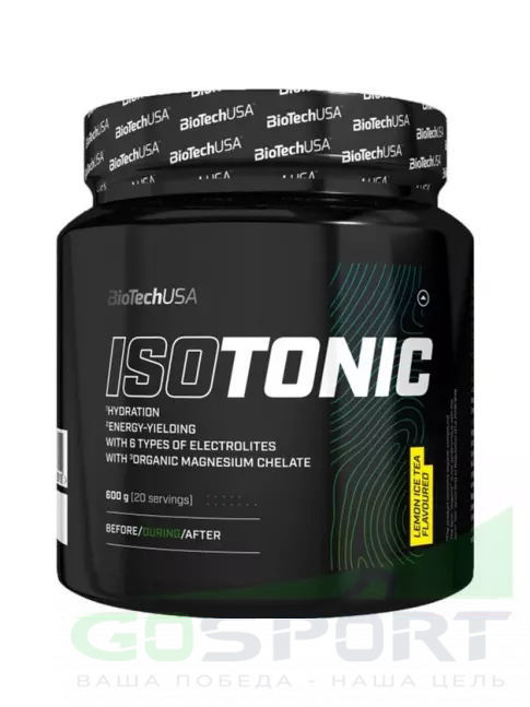 Изотоник BioTechUSA Isotonic 600 г, Лимонный холодный чай