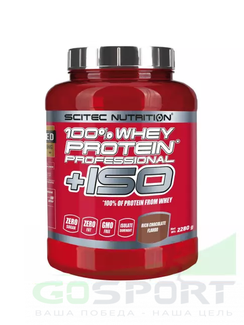  Scitec Nutrition 100% Whey Protein Professional + ISO 2280 г, Ванильный чизкейк