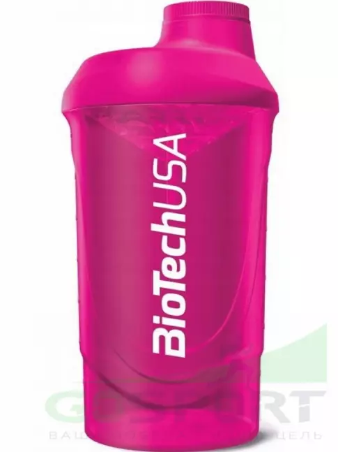 Шейкер 600 мл BioTechUSA Шейкер Wave 600 мл, Розовый