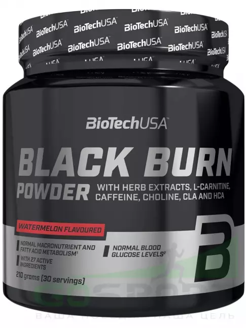 Жиросжигатель BioTechUSA Black Burn 210 г, Арбуз