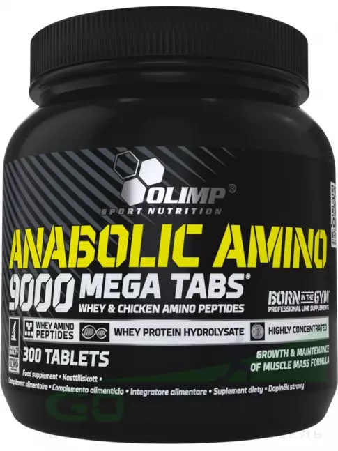 Аминокислоты OLIMP ANABOLIC AMINO 9000 MEGA TABS 300 таблеток, Нейтральный Аминокислоты OLIMP ANABOLIC AMINO 9000 MEGA TABS 300 таблеток, Нейтральный