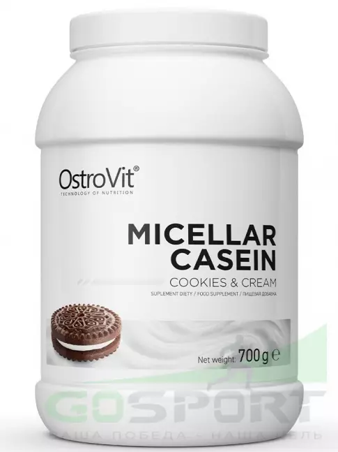 Казеиновый протеин OstroVit Micellar Casein 700 г, Печенье-сливки