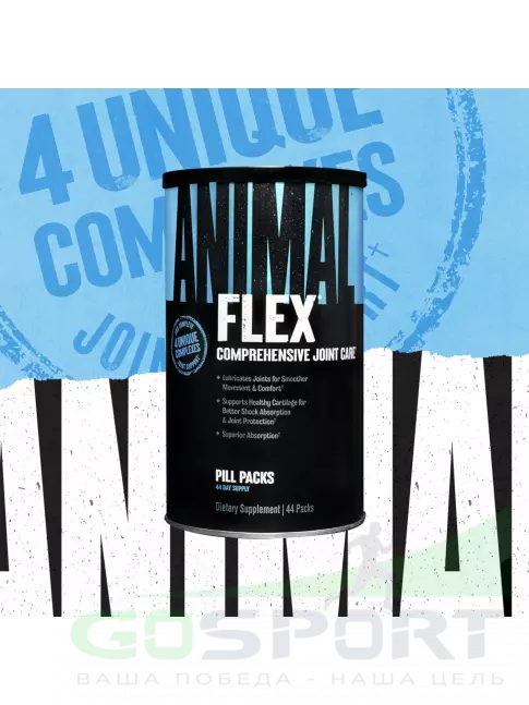 Комплекс хондропротекторов UNIVERSAL NUTRITION ANIMAL FLEX 44 пакетика