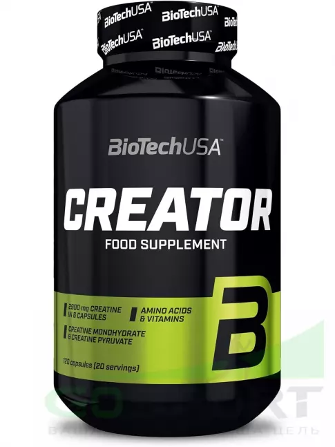 Креатиновый комплекс BioTechUSA Creator 120 капсул Креатиновый комплекс BioTechUSA Creator 120 капсул