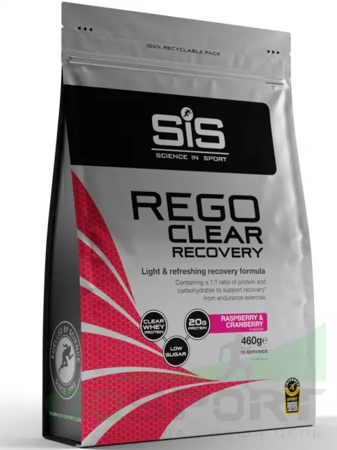 Восстановление SCIENCE IN SPORT (SiS) REGO Clear Recovery 460 г, Малина - клюква