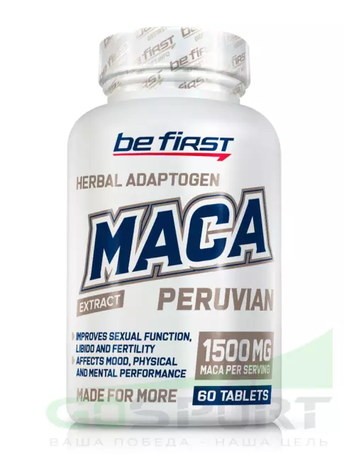 MAKA Be First MACA Peruvian (мака перуанская) 60 таблеток