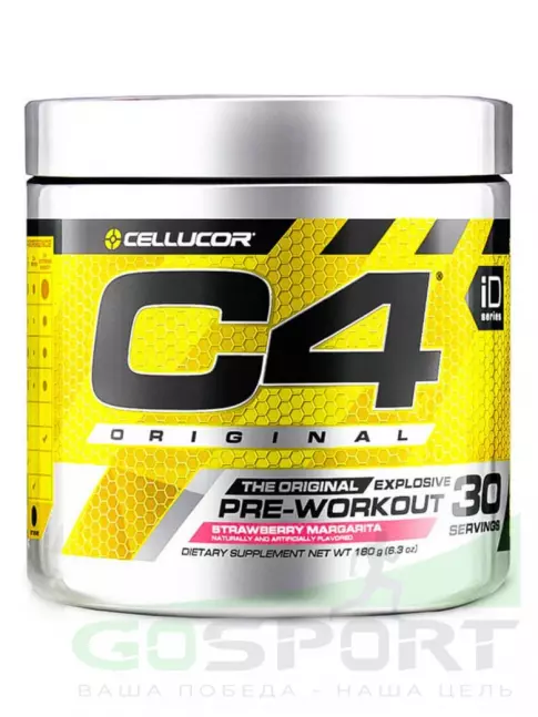 Предтреник Cellucor C4 Pre-Workout 195 г, Клубничная Маргарита