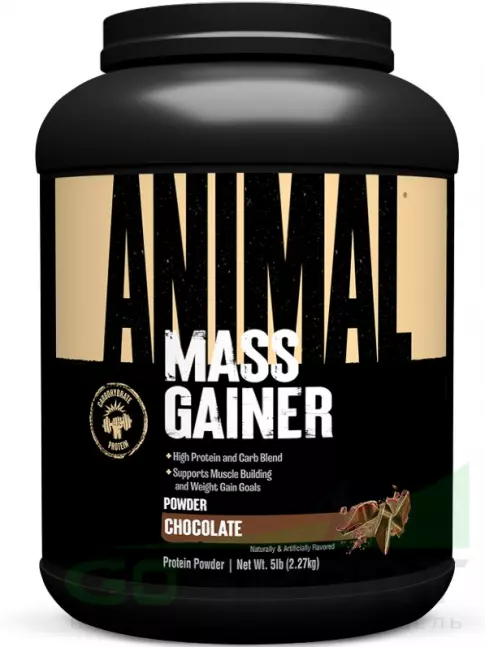 Гейнер UNIVERSAL NUTRITION Animal Mass Gainer 2270 г, Шоколад Гейнер UNIVERSAL NUTRITION Animal Mass Gainer 2270 г, Шоколад