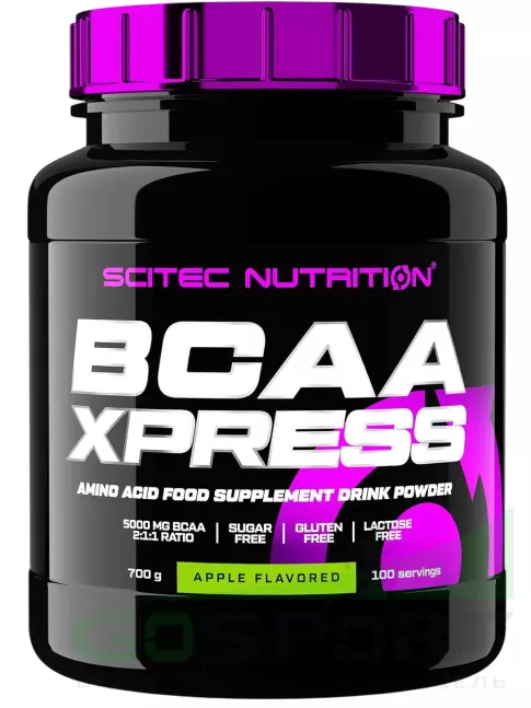 BCAA Scitec Nutrition BCAA Xpress 2:1:1 5000 mg 700 г, Яблоко BCAA Scitec Nutrition BCAA Xpress 2:1:1 5000 mg 700 г, Яблоко