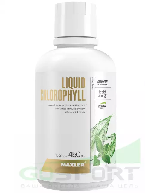  MAXLER Liquid Chlorophyll 450 мл, Мята