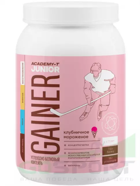 Гейнер Академия-Т Junior Gainer 900 г, Клубника Гейнер Академия-Т Junior Gainer 900 г, Клубника