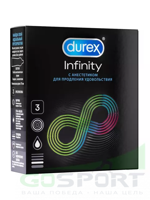  Durex Infinity (гладкие) 3 шт