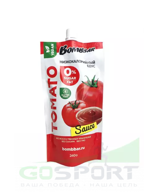 Диетический продукт BombBar Соус Bombbar 240 г, Сладкий томат