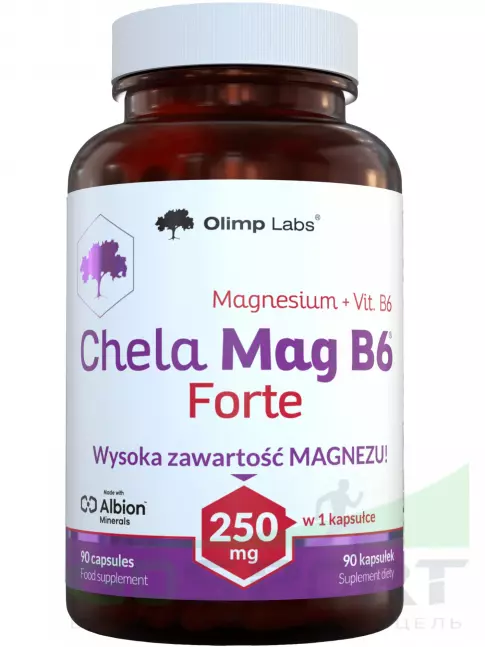 Магний OLIMP Chela-Mag B6 Forte 250 mg 90 капсул Магний OLIMP Chela-Mag B6 Forte 250 mg 90 капсул