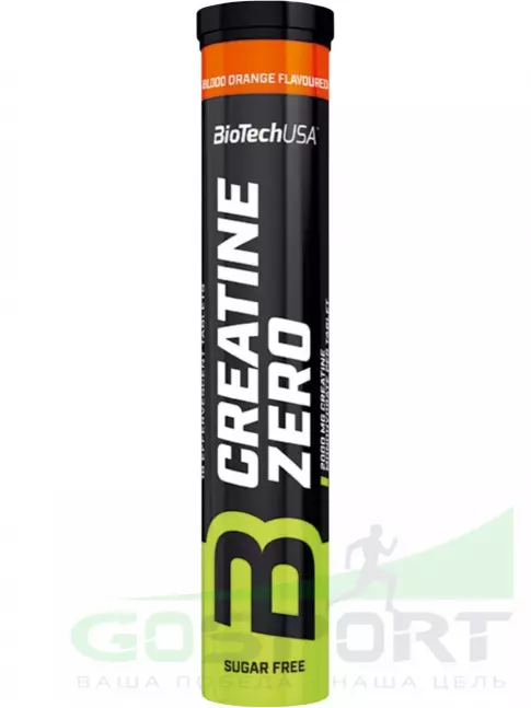 Креатин моногидрат BioTechUSA Creatine Zero Effervescent tablet 18 таблеток, Апельсин