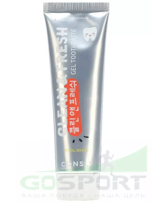 ИМПОРТ CONSLY Total White Fluoride Whitening Gel Toothpaste 105 г