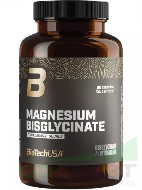 Магний BioTechUSA Magnesium Bisglycinate 250 mg 90 капсул Магний BioTechUSA Magnesium Bisglycinate 250 mg 90 капсул