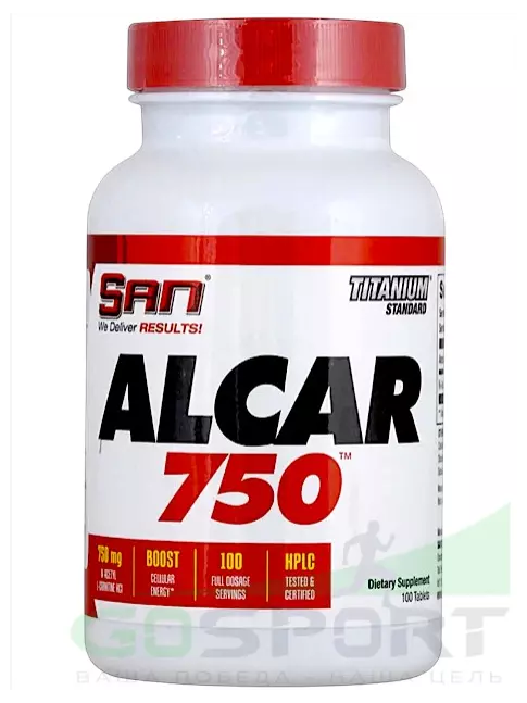 L-Карнитин в капсулах SAN ALCAR 750 100 таблеток