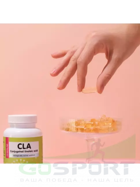CLA, КЛА Chikalab Conjugated linoleic acid 800 mg 60 капсул