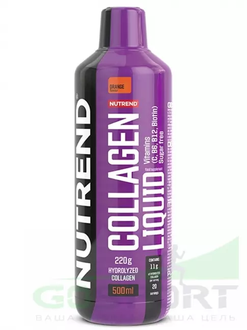  NUTREND Collagen Liquid 500 мл, Апельсин