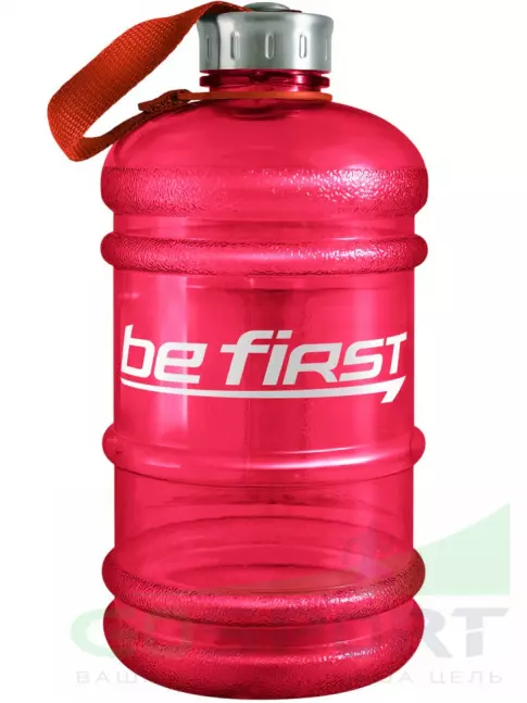 Бутылочки 1000 мл Be First Бутылка для воды 2200 мл (TS 220  прозрачная) 2200 мл, Красный