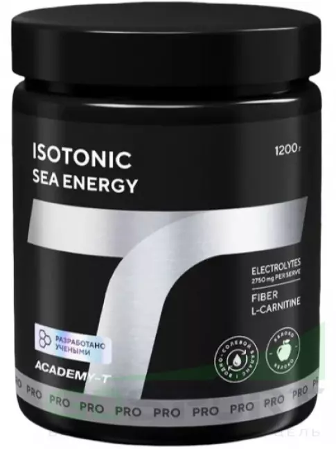 Изотоник АКАДЕМИЯ-Т ISOTONIC Sea Energy 1200 гр., Яблоко