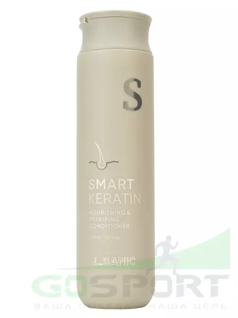 Кондиционеры для волос L.SANIC Smart Keratin Nourishing and Repairing Conditioner 300 мл Кондиционеры для волос L.SANIC Smart Keratin Nourishing and Repairing Conditioner 300 мл
