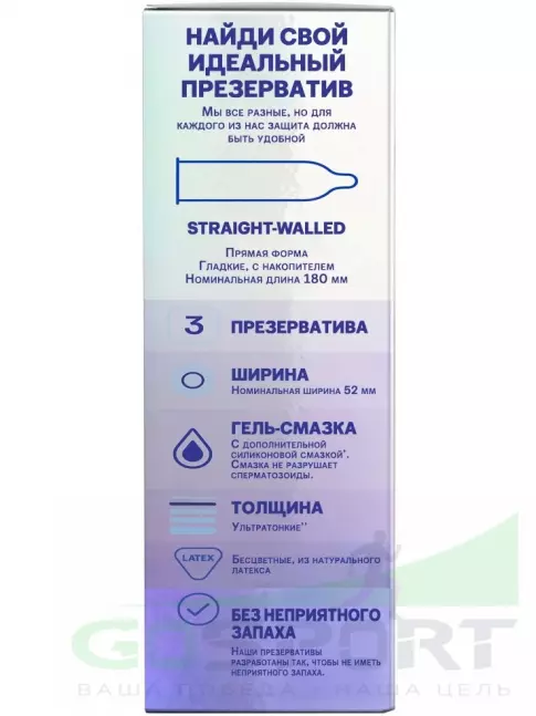 Презервативы Durex Invisible (ультратонкие) 3 шт Презервативы Durex Invisible (ультратонкие) 3 шт